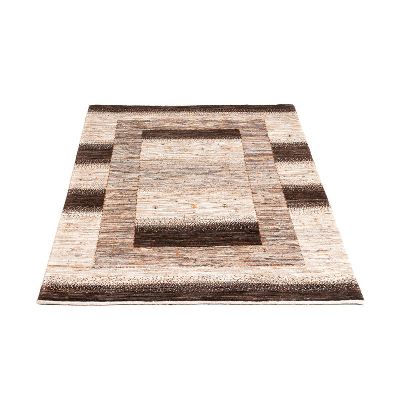 Gabbeh Tæppe - Loribaft Persisk - 129 x 83 cm - natur