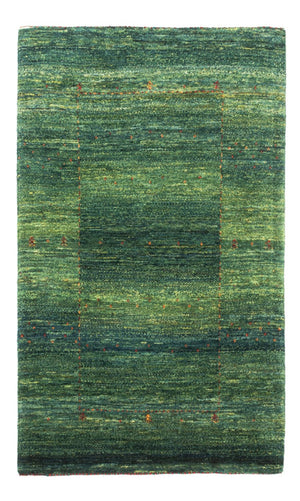 Gabbeh Tæppe - Loribaft Persisk - 133 x 83 cm - grøn