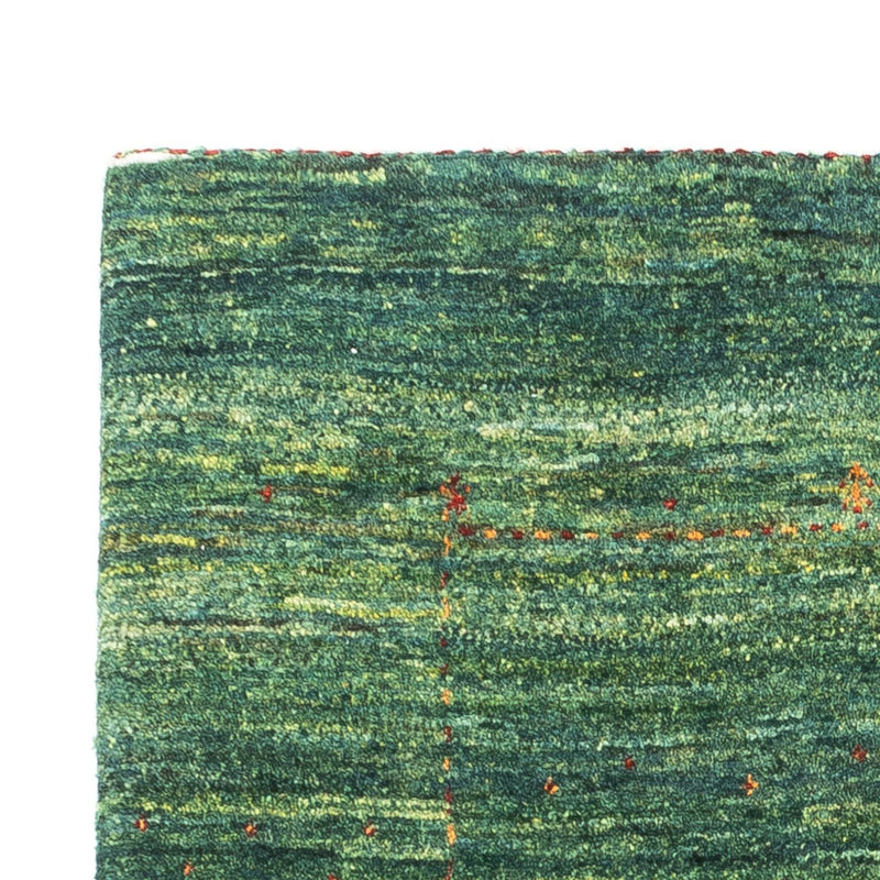 Gabbeh Tæppe - Loribaft Persisk - 133 x 83 cm - grøn