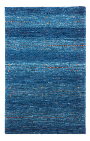 Gabbeh Tæppe - Loribaft Persisk - 131 x 85 cm - blå