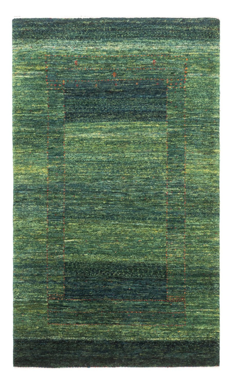 Gabbeh Tæppe - Loribaft Persisk - 135 x 84 cm - grøn