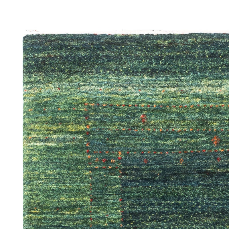 Gabbeh Tæppe - Loribaft Persisk - 135 x 84 cm - grøn