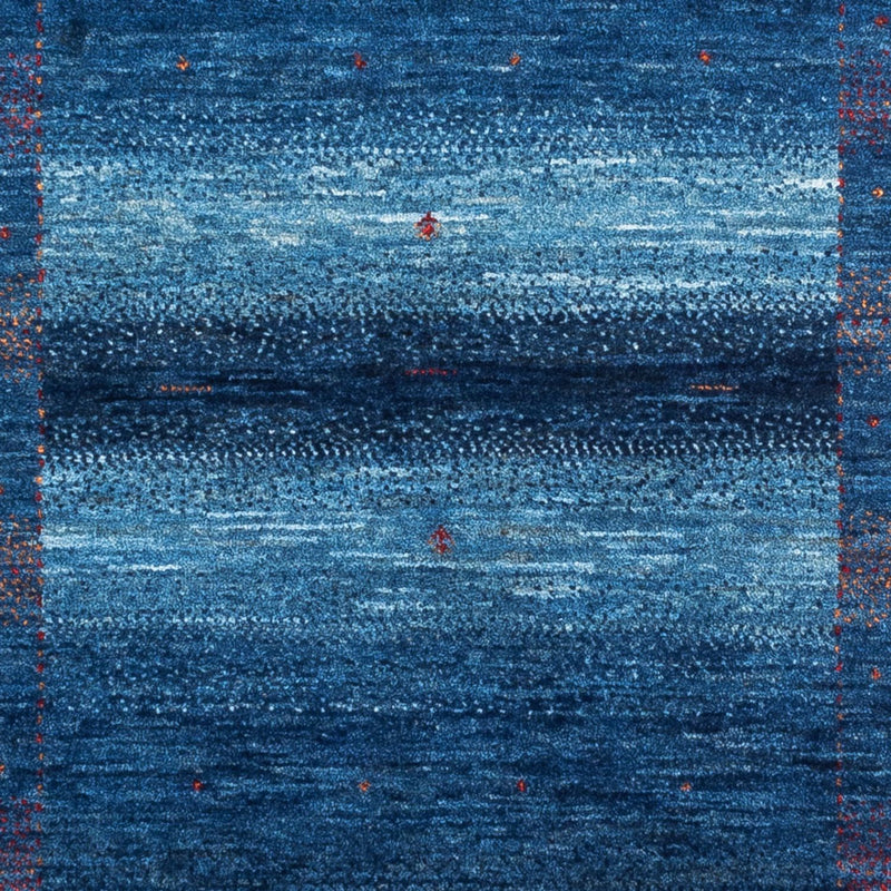 Gabbeh Tæppe - Loribaft Persisk - 122 x 91 cm - blå