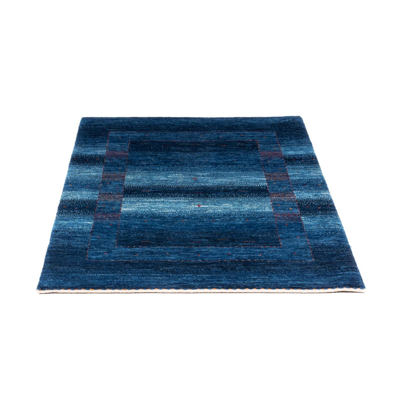 Gabbeh Tæppe - Loribaft Persisk - 122 x 91 cm - blå