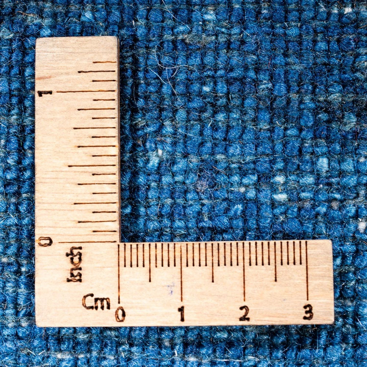 Gabbeh Tæppe - Loribaft Persisk - 122 x 91 cm - blå