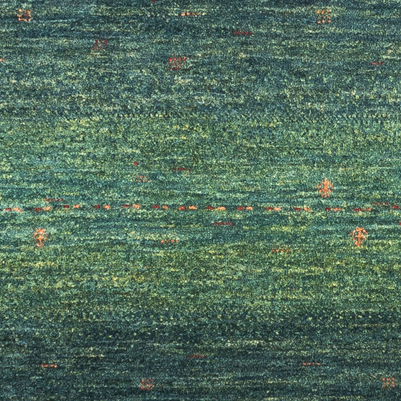 Gabbeh Tæppe - Loribaft Persisk - 123 x 78 cm - grøn