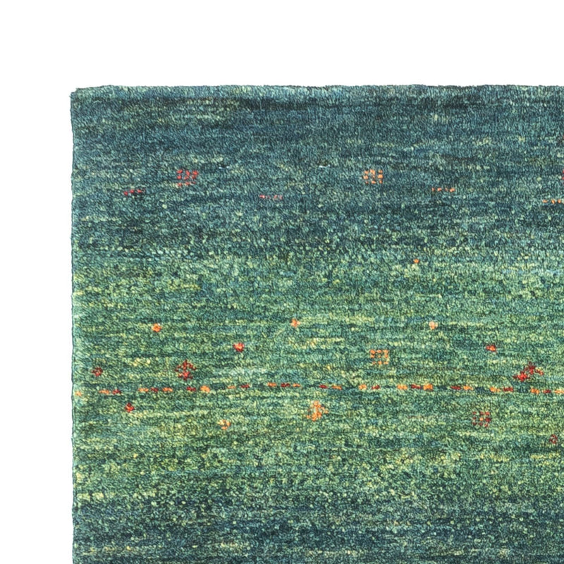 Gabbeh Tæppe - Loribaft Persisk - 123 x 78 cm - grøn