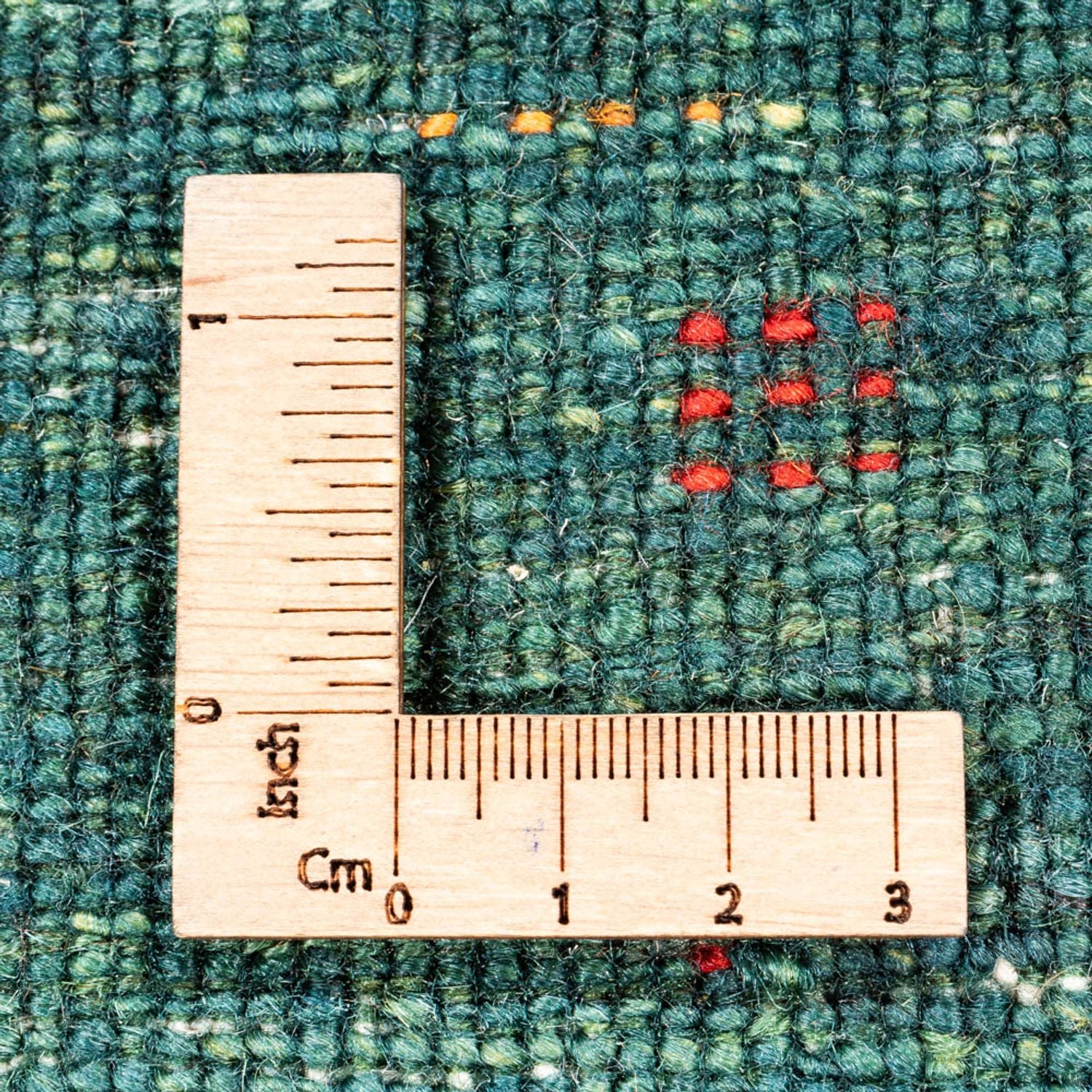 Gabbeh Tæppe - Loribaft Persisk - 123 x 78 cm - grøn