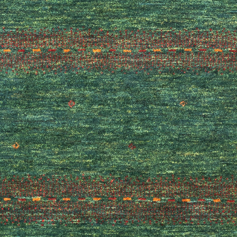 Gabbeh Tæppe - Loribaft Persisk - 128 x 82 cm - grøn