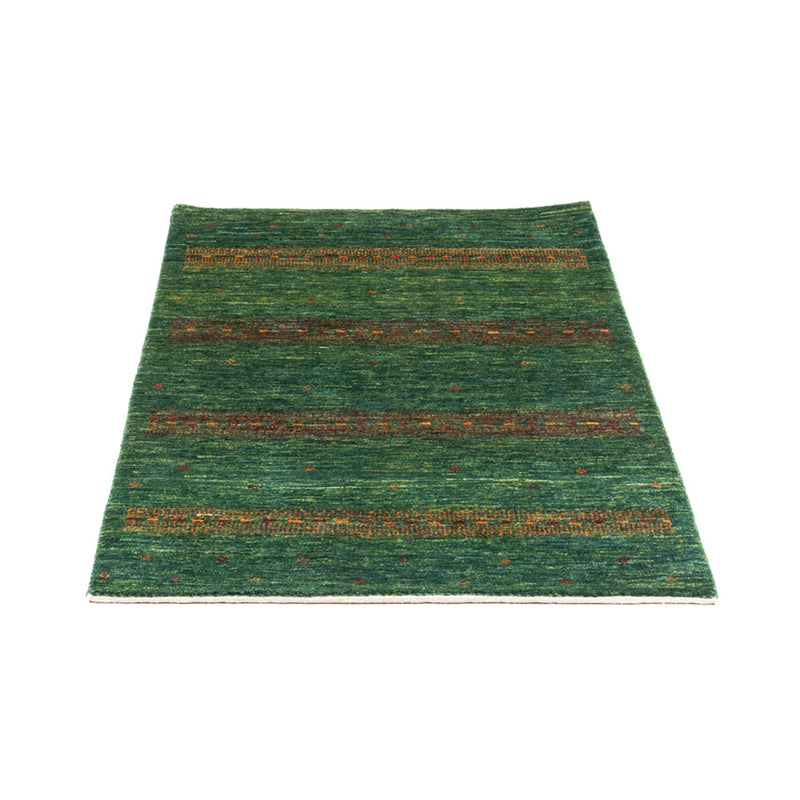 Gabbeh Tæppe - Loribaft Persisk - 128 x 82 cm - grøn