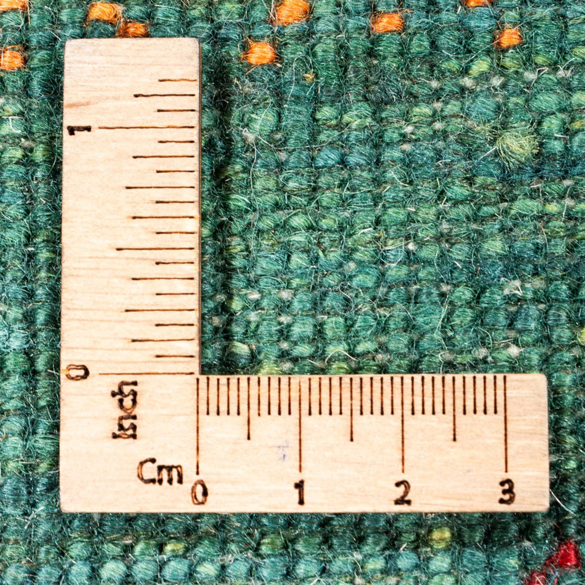 Gabbeh Tæppe - Loribaft Persisk - 128 x 82 cm - grøn