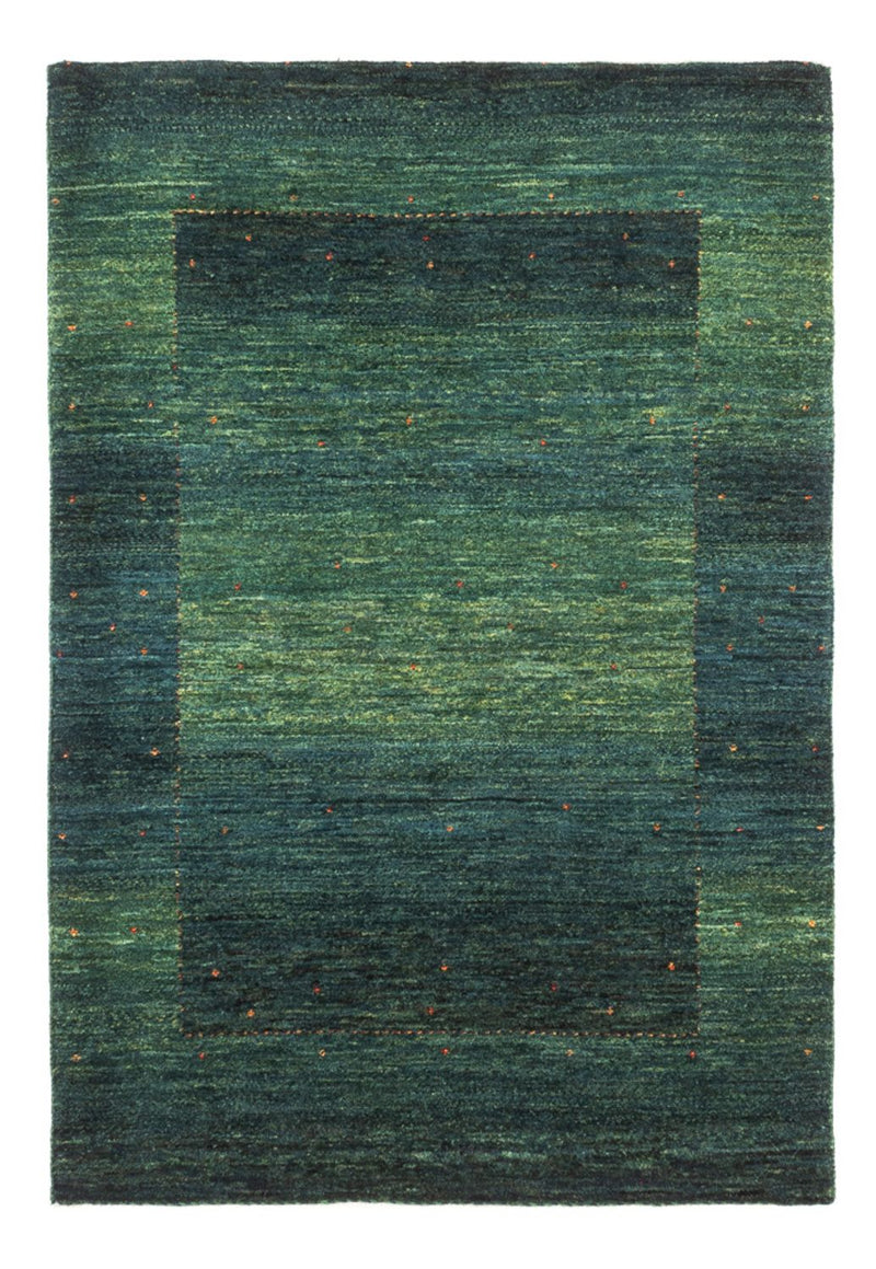 Gabbeh Tæppe - Loribaft Persisk - 124 x 85 cm - grøn