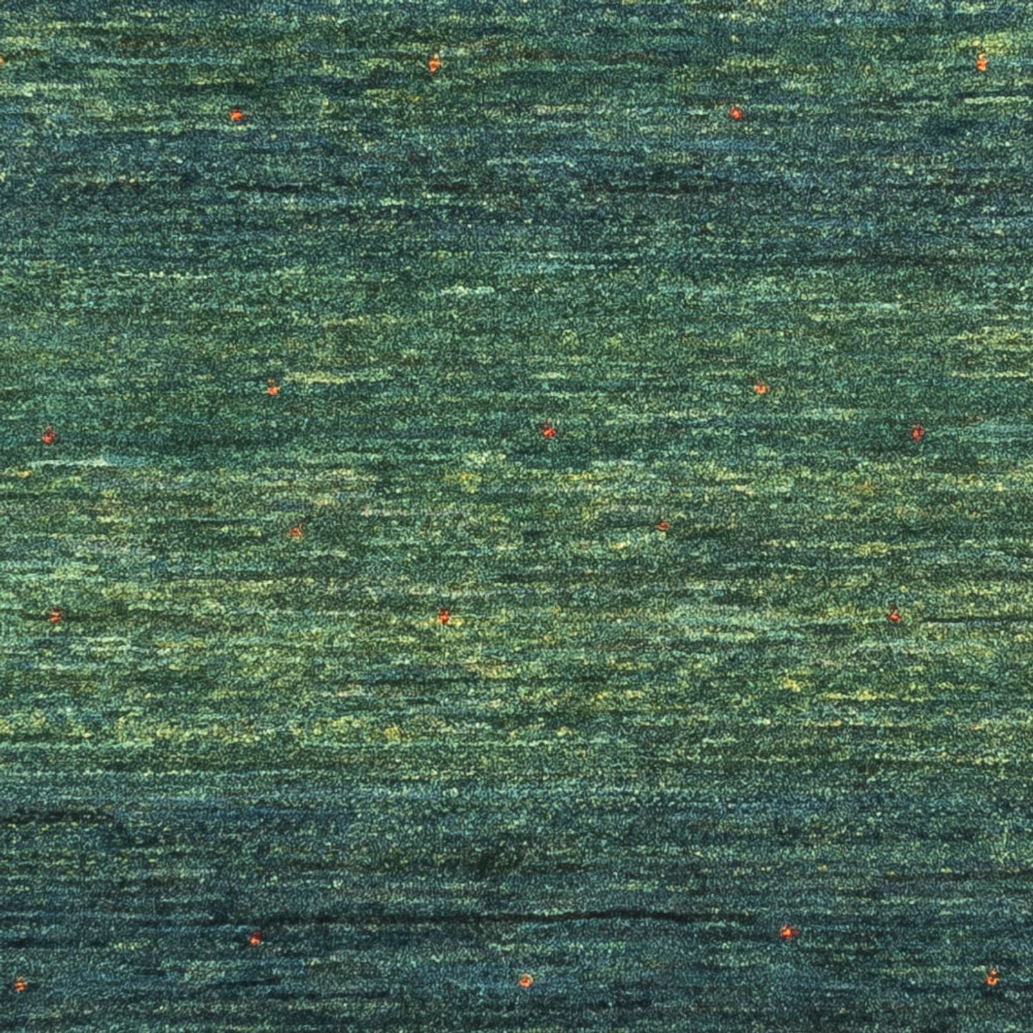Gabbeh Tæppe - Loribaft Persisk - 124 x 85 cm - grøn