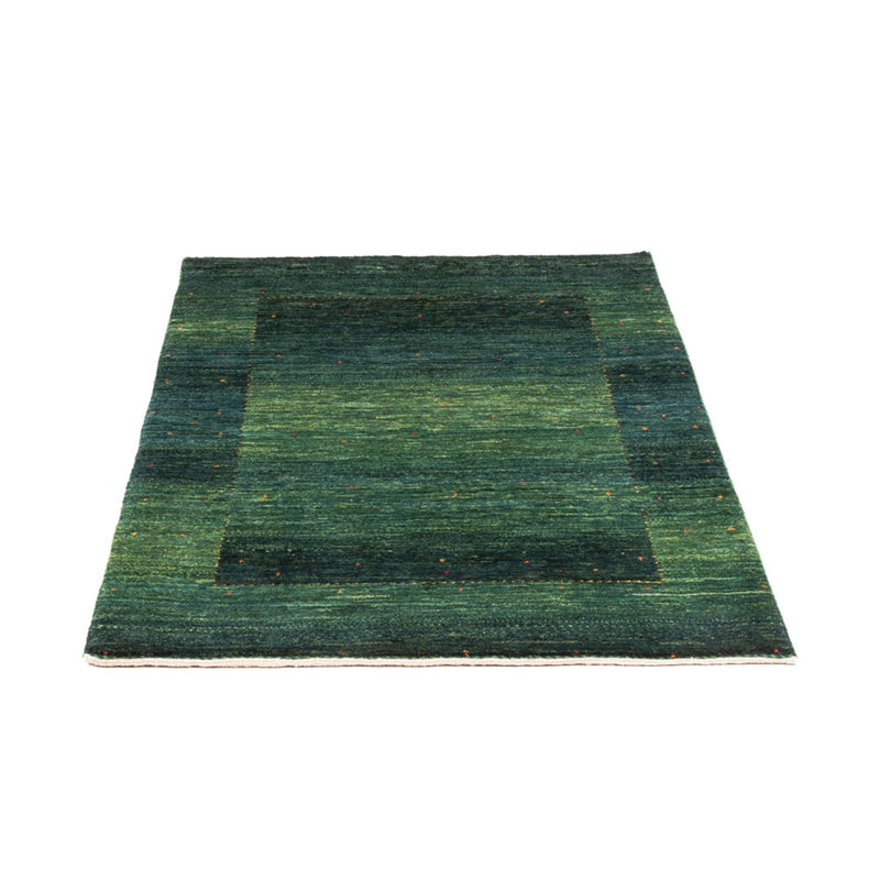 Gabbeh Tæppe - Loribaft Persisk - 124 x 85 cm - grøn