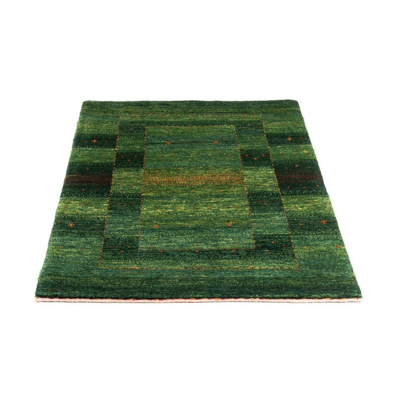 Gabbeh Tæppe - Loribaft Persisk - 123 x 79 cm - grøn