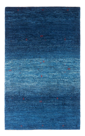 Gabbeh Tæppe - Loribaft Persisk - 137 x 83 cm - blå