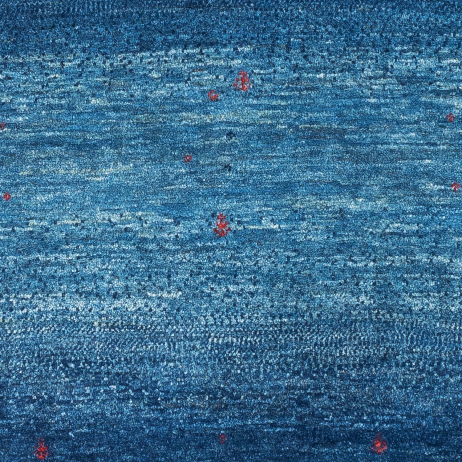 Gabbeh Tæppe - Loribaft Persisk - 137 x 83 cm - blå