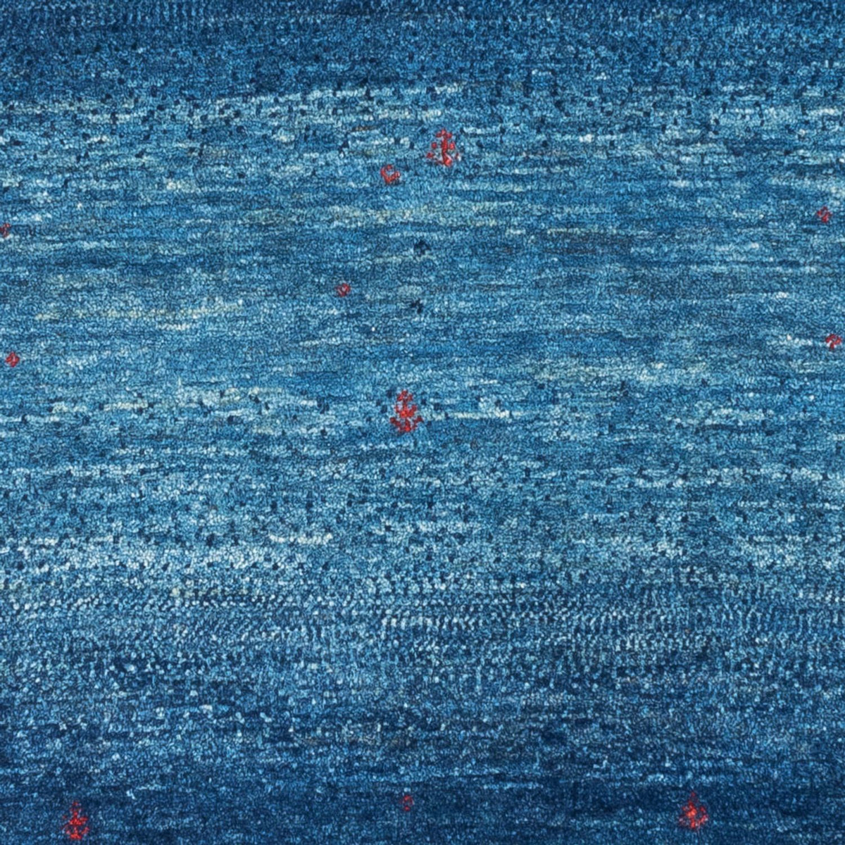 Gabbeh Tæppe - Loribaft Persisk - 137 x 83 cm - blå