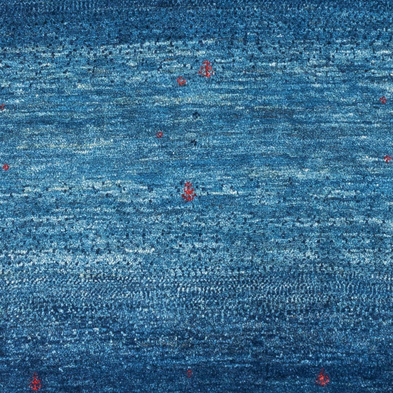 Gabbeh Tæppe - Loribaft Persisk - 137 x 83 cm - blå