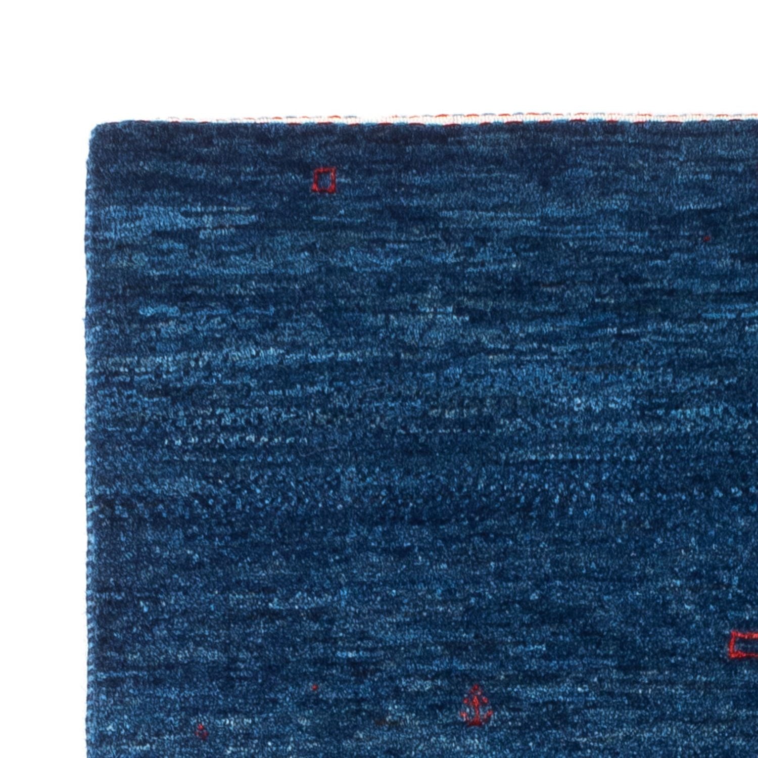 Gabbeh Tæppe - Loribaft Persisk - 137 x 83 cm - blå