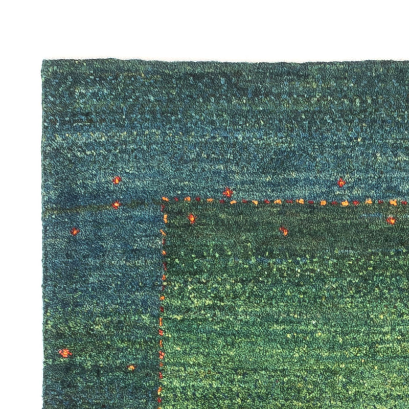 Gabbeh Tæppe - Loribaft Persisk - 121 x 80 cm - grøn