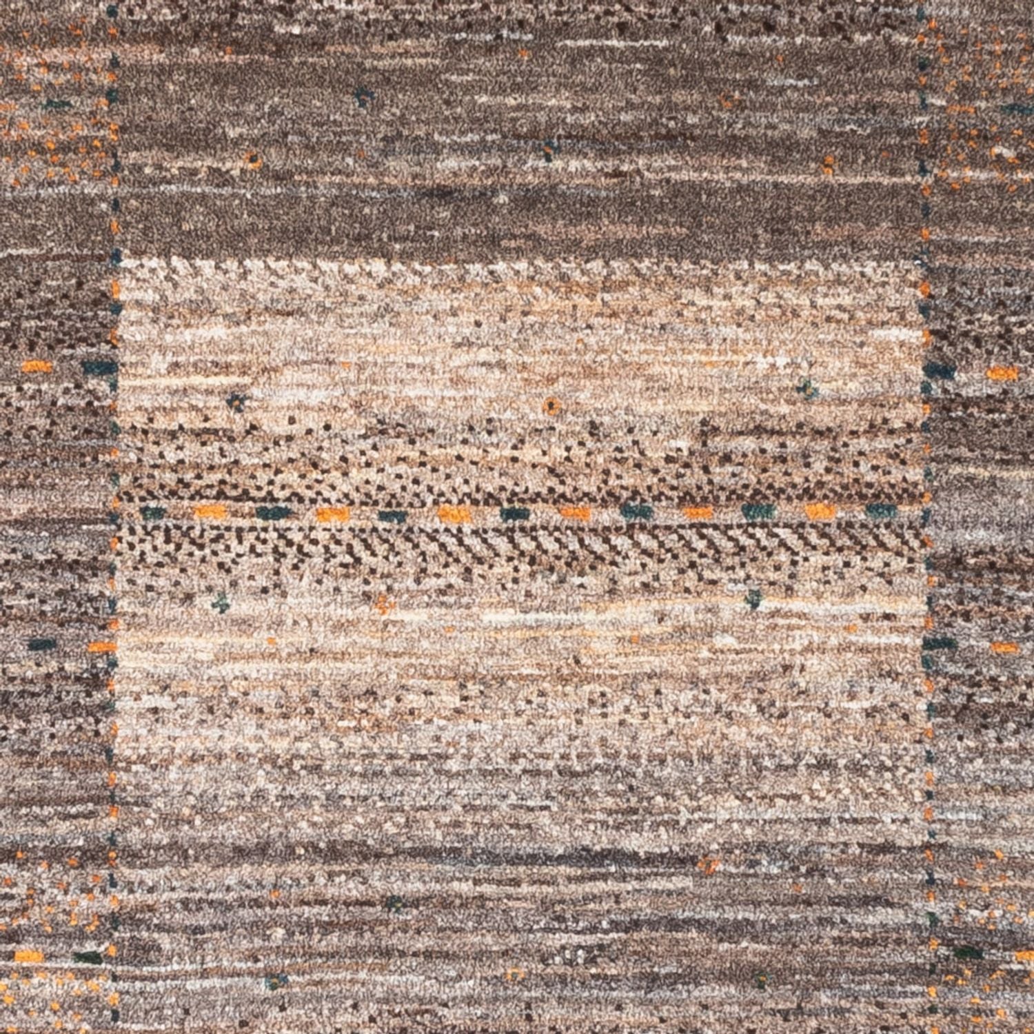 Gabbeh Tæppe - Loribaft Persisk - 122 x 84 cm - grå