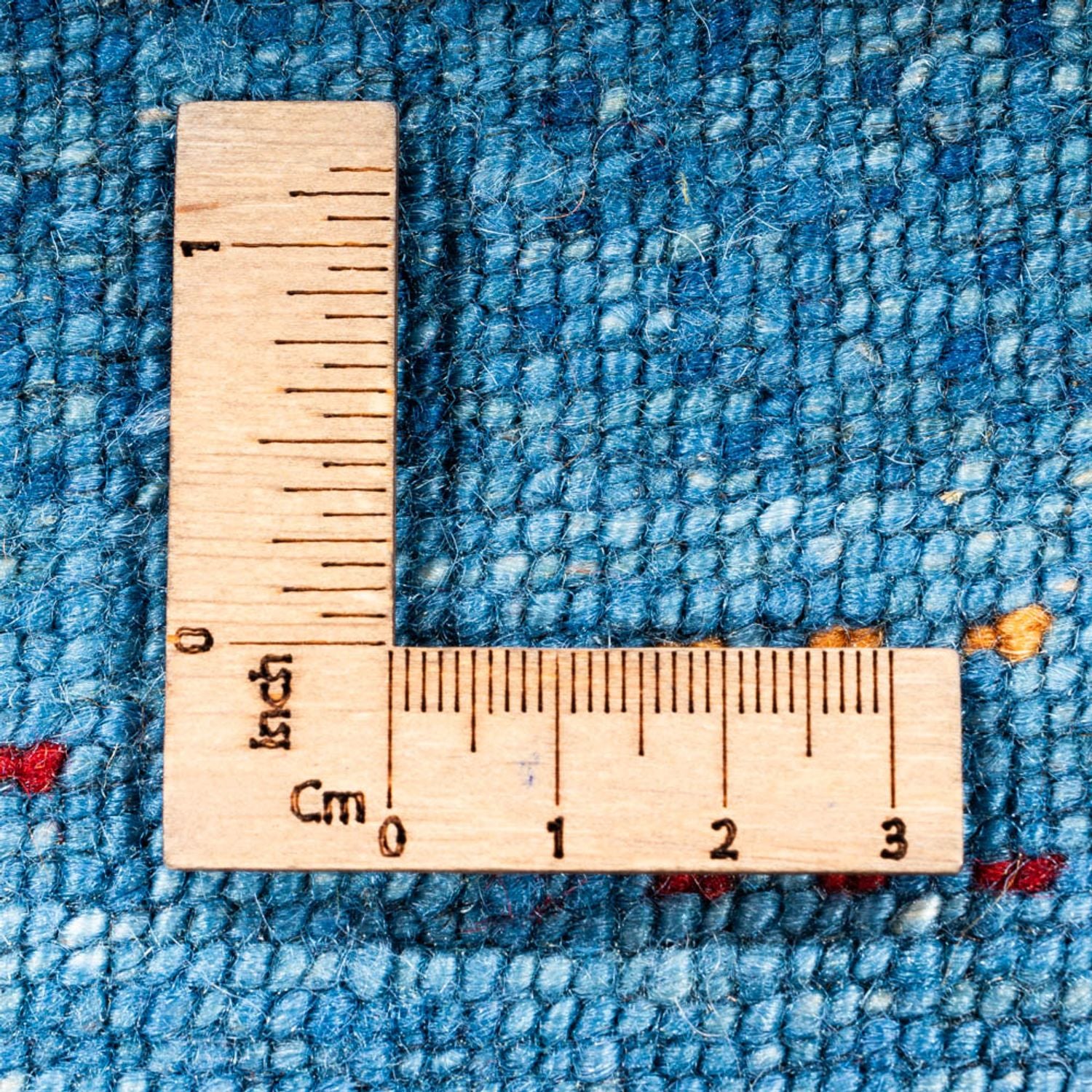Gabbeh Tæppe - Loribaft Persisk - 132 x 84 cm - blå
