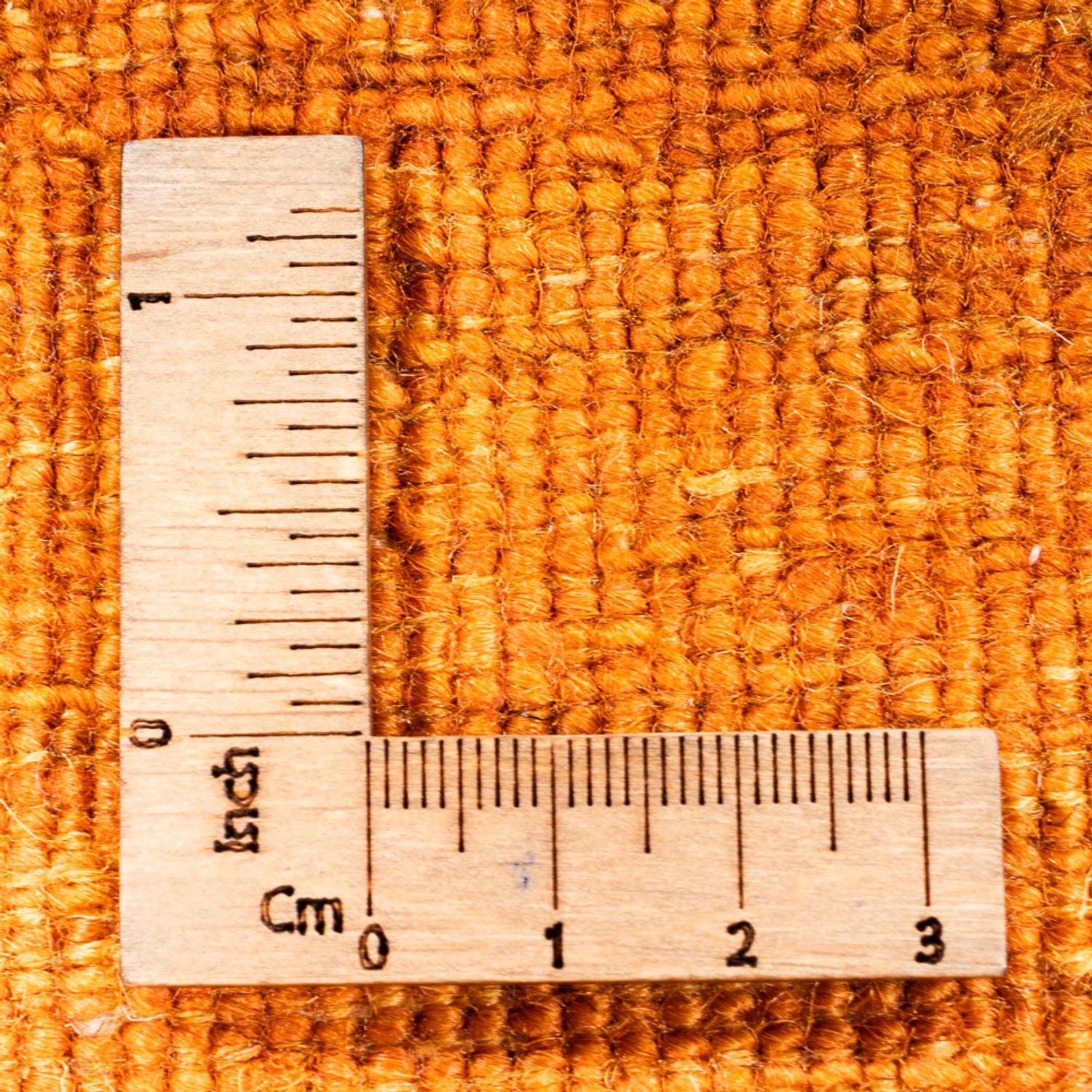 Gabbeh Tæppe - Loribaft Persisk - 101 x 80 cm - guld