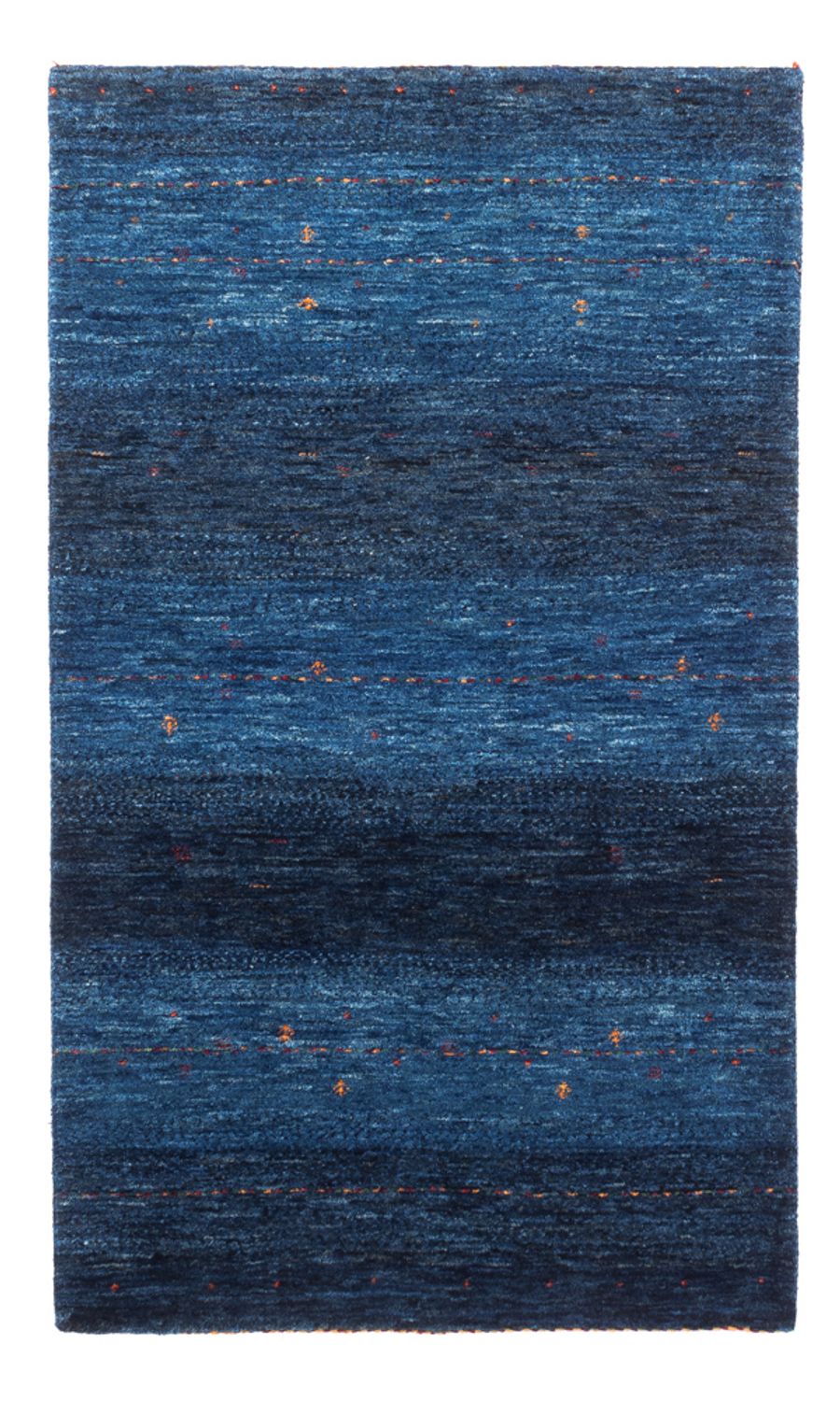 Gabbeh Tæppe - Loribaft Persisk - 132 x 83 cm - blå