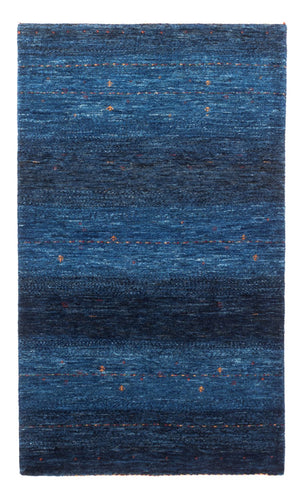 Gabbeh Tæppe - Loribaft Persisk - 132 x 83 cm - blå