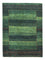Gabbeh Tæppe - Loribaft Persisk - 110 x 86 cm - grøn
