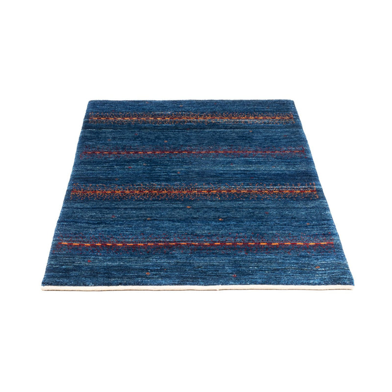 Gabbeh Tæppe - Loribaft Persisk - 136 x 85 cm - blå