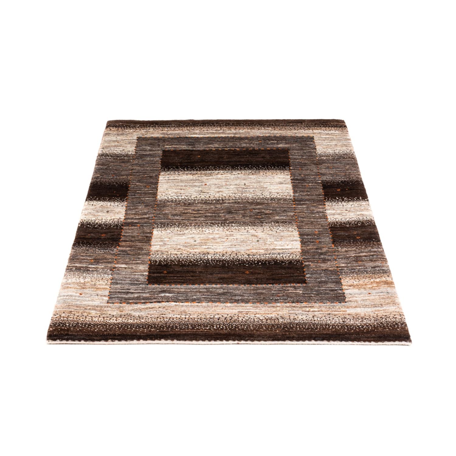 Gabbeh Tæppe - Loribaft Persisk - 123 x 84 cm - grå