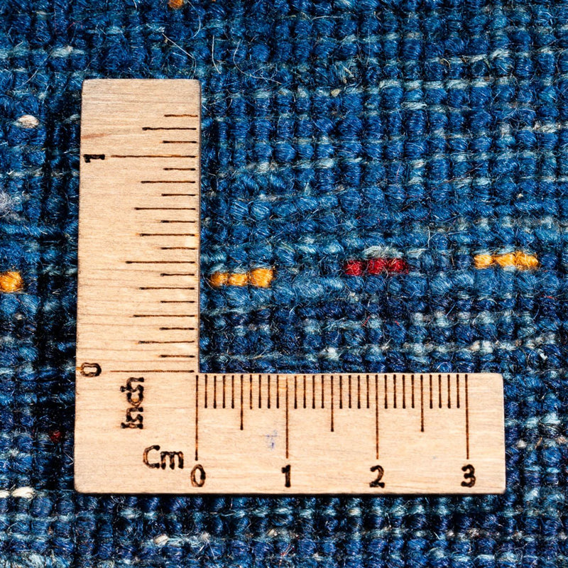 Gabbeh Tæppe - Loribaft Persisk - 184 x 125 cm - blå