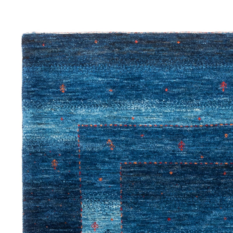 Gabbeh Tæppe - Loribaft Persisk - 190 x 128 cm - blå
