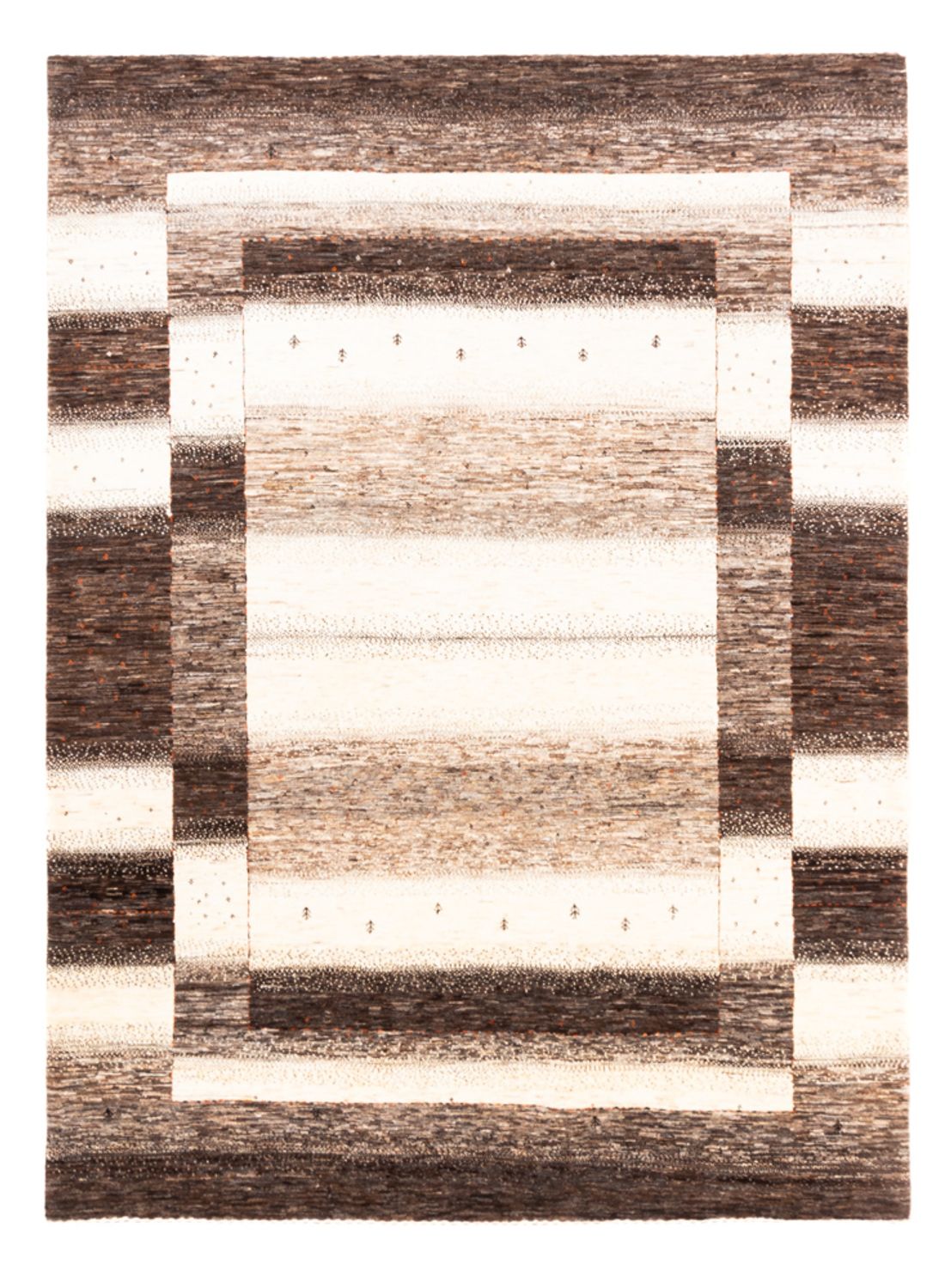 Gabbeh Tæppe - Loribaft Persisk - 233 x 173 cm - natur