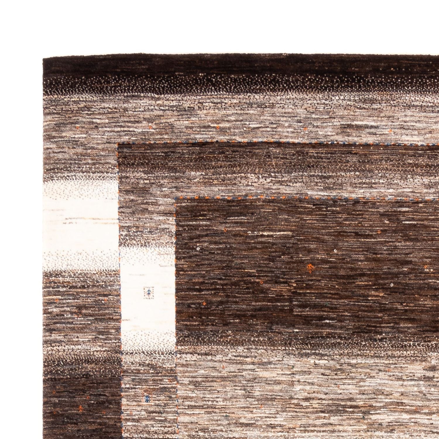 Gabbeh Tæppe - Loribaft Persisk - 304 x 226 cm - brun