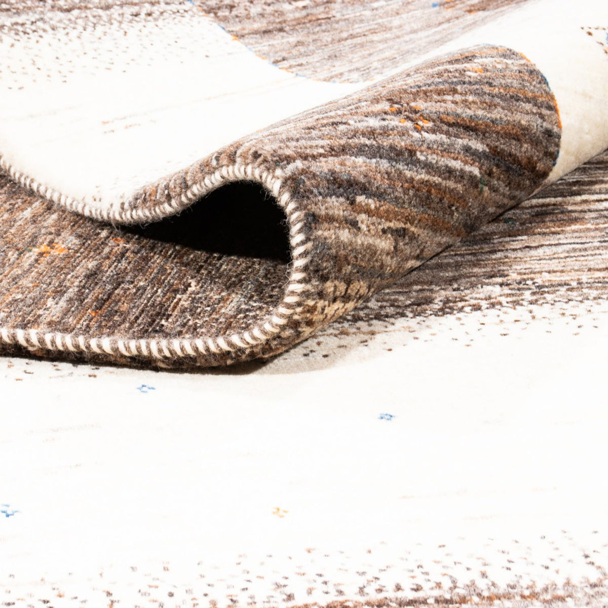 Gabbeh Tæppe - Loribaft Persisk - 304 x 226 cm - brun