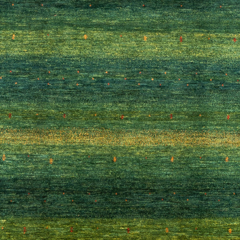 Gabbeh Tæppe - Loribaft Persisk - 314 x 233 cm - grøn