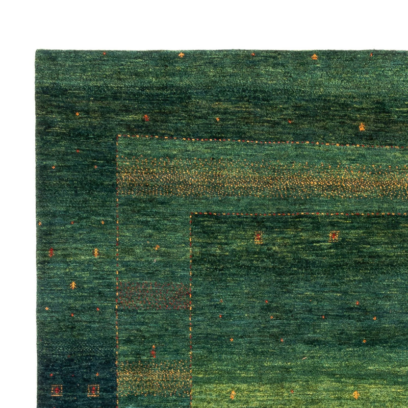 Gabbeh Tæppe - Loribaft Persisk - 314 x 233 cm - grøn
