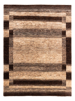 Gabbeh Tæppe - Loribaft Persisk - 234 x 182 cm - grå