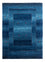 Gabbeh Tæppe - Loribaft Persisk - 181 x 128 cm - blå
