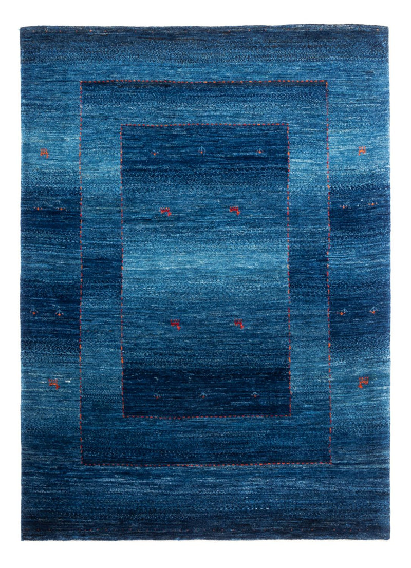 Gabbeh Tæppe - Loribaft Persisk - 181 x 128 cm - blå