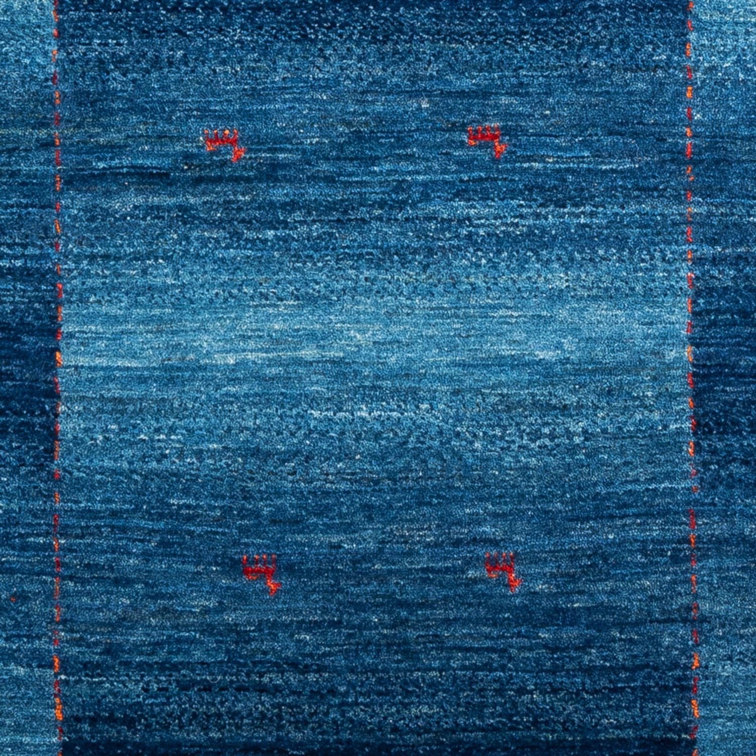 Gabbeh Tæppe - Loribaft Persisk - 181 x 128 cm - blå