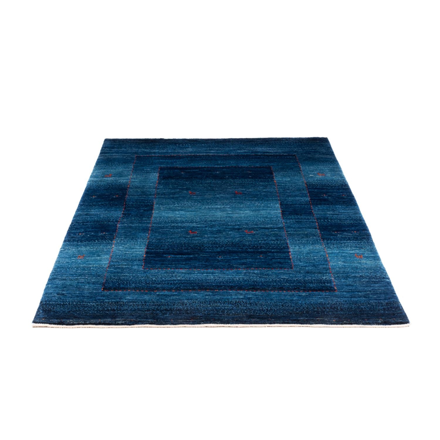 Gabbeh Tæppe - Loribaft Persisk - 181 x 128 cm - blå