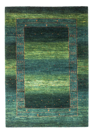 Gabbeh Tæppe - Loribaft Persisk - 147 x 100 cm - grøn