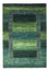 Gabbeh Tæppe - Loribaft Persisk - 147 x 100 cm - grøn