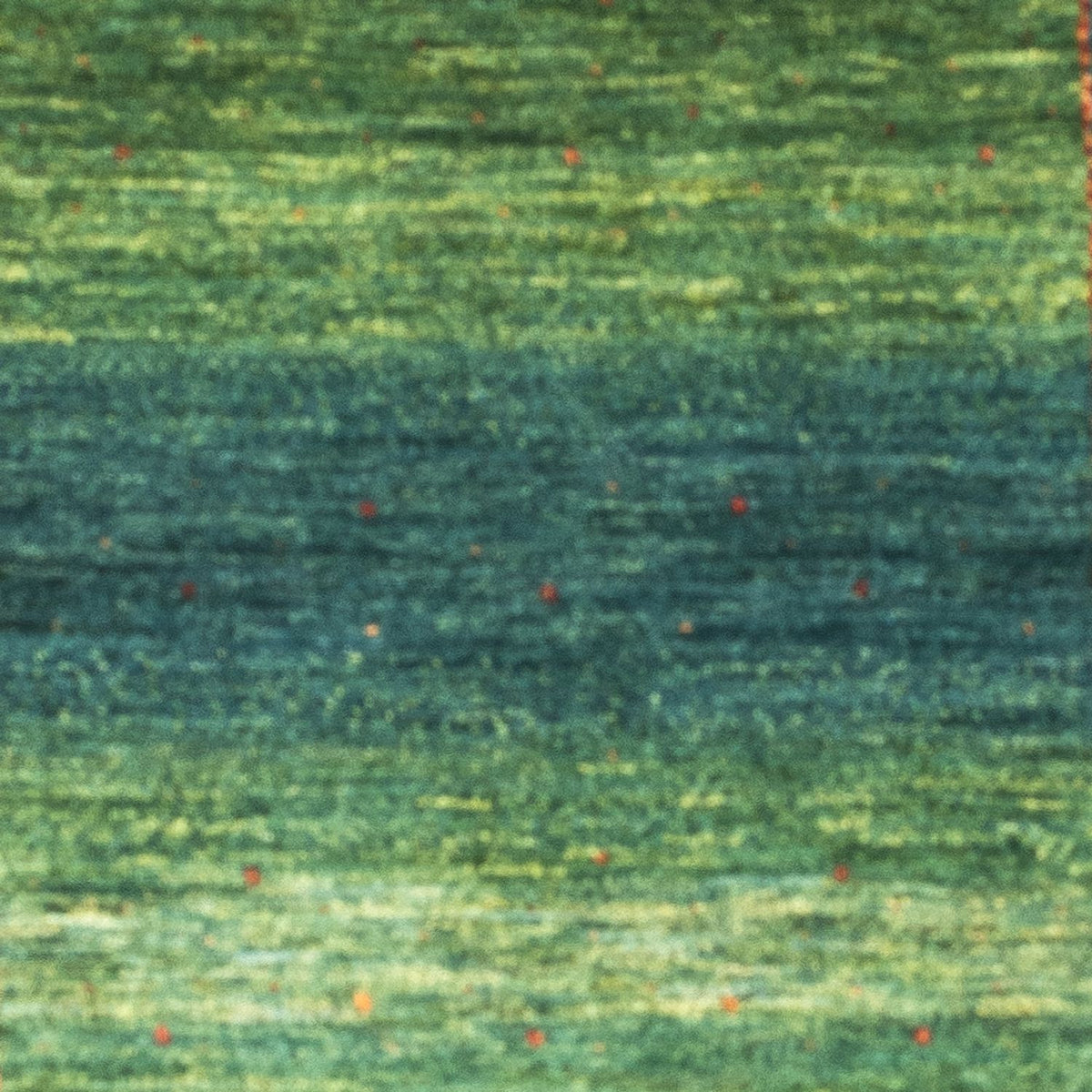 Gabbeh Tæppe - Loribaft Persisk - 147 x 100 cm - grøn