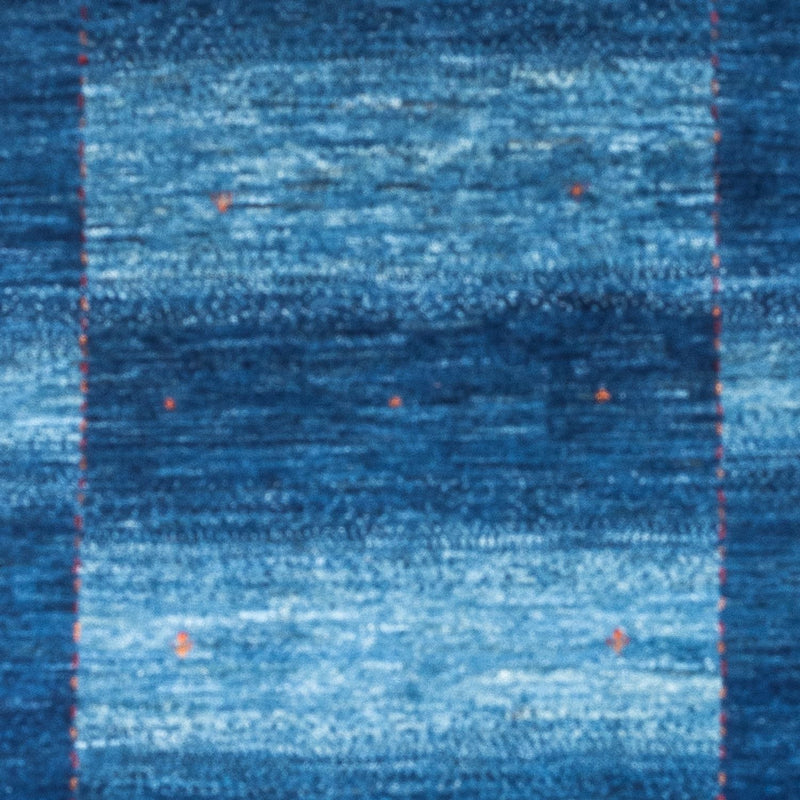 Gabbeh Tæppe - Loribaft Persisk - 145 x 101 cm - blå