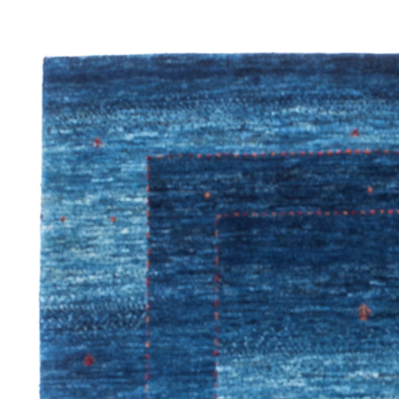 Gabbeh Tæppe - Loribaft Persisk - 145 x 101 cm - blå